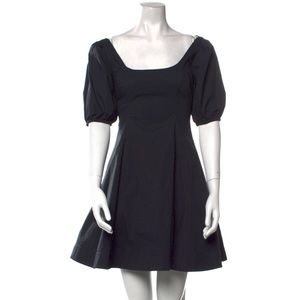STAUD Black Mini Dress
